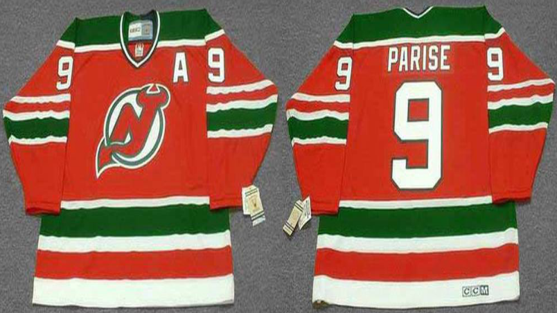 2019 Men New Jersey Devils #9 Parise red CCM NHL jerseys